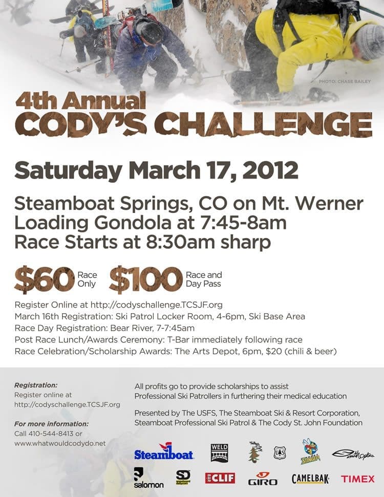 2012 Codys Challenge Poster
