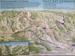 Race Map 2011 Cody's Challenge